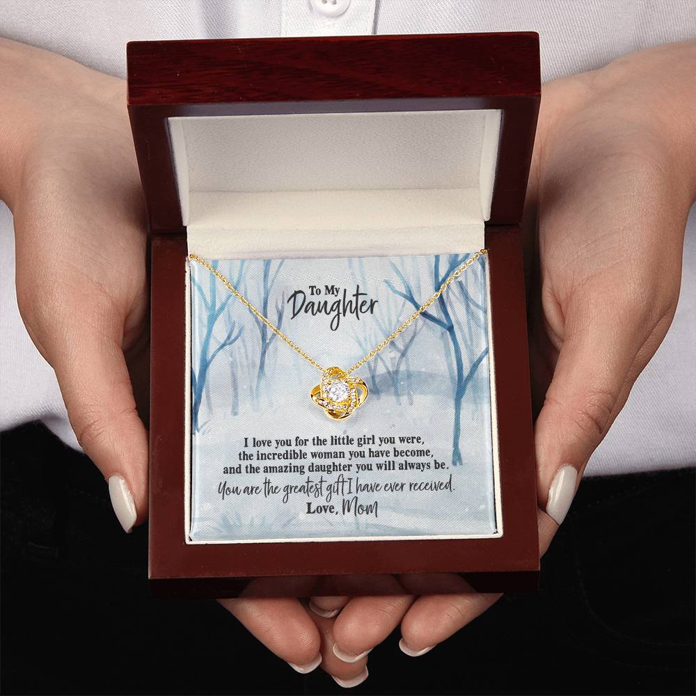 Greatest Gift Necklace for Daughter