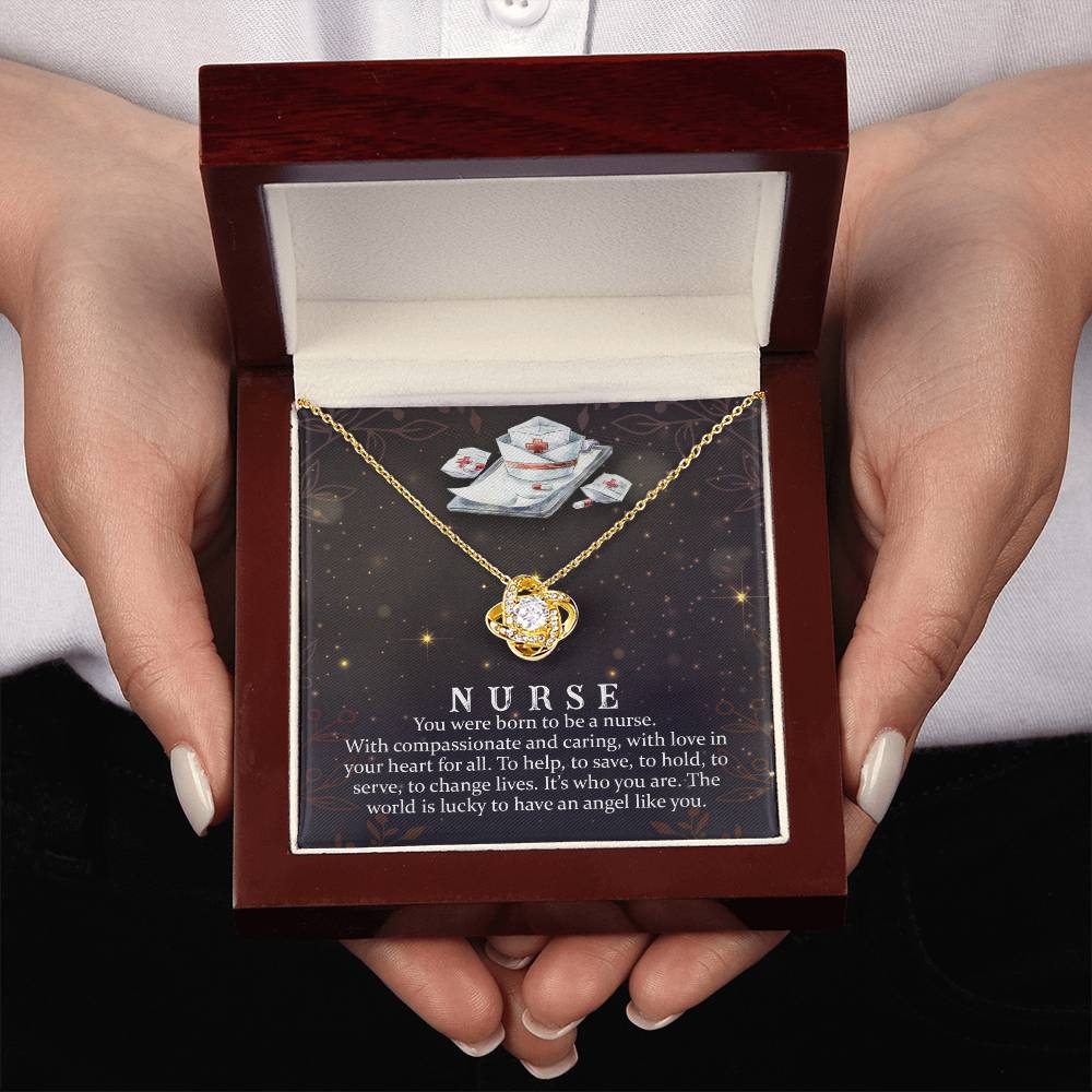 Nurse Crystal Pendant Necklace