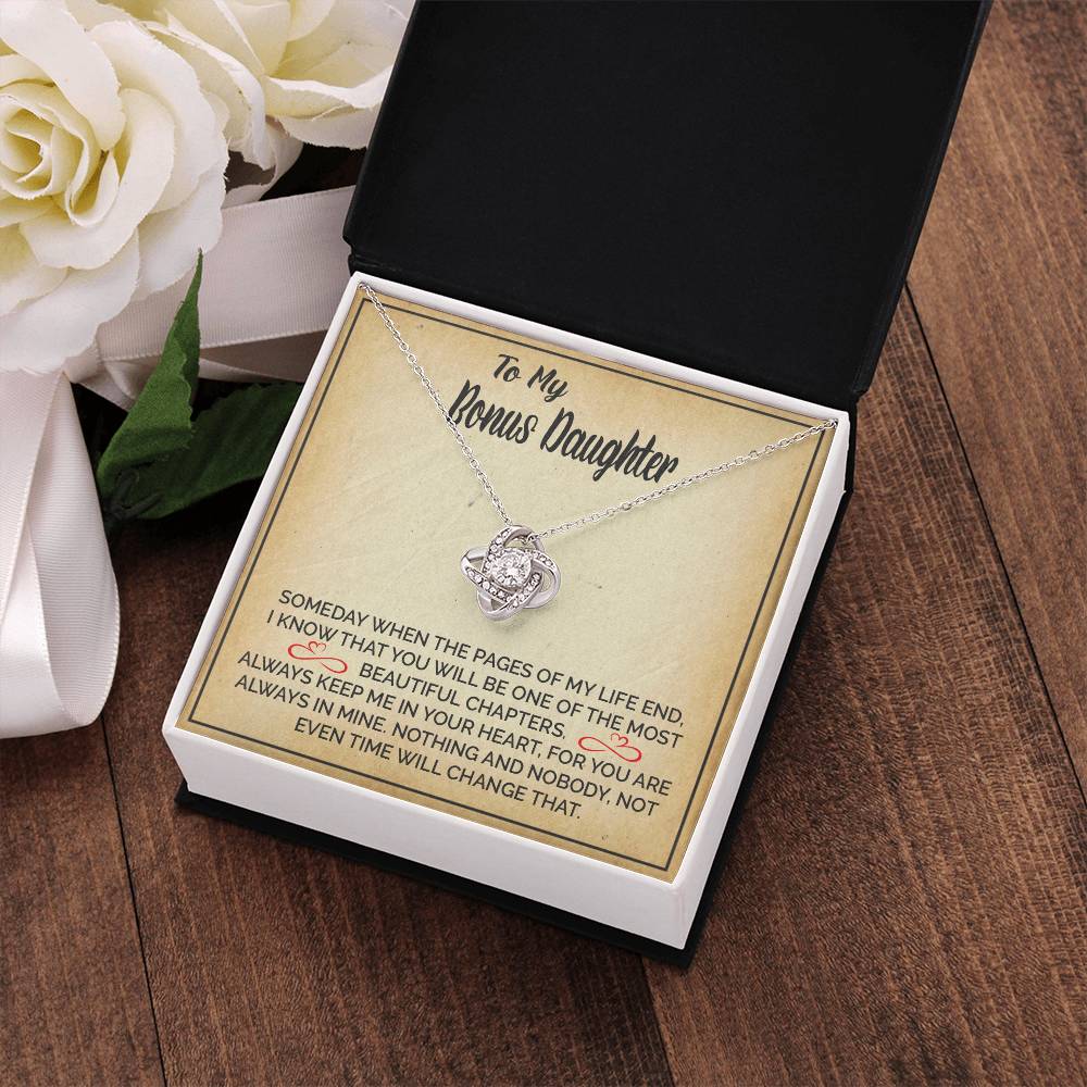 (Almost Gone) Bonus Daughter - Beautiful Chapters -Empowering Necklace with Meaningful Message