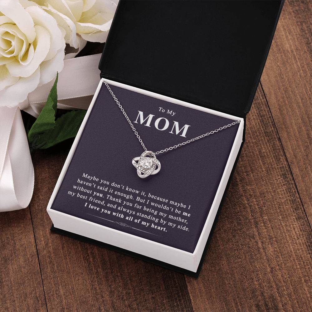 (Almost Sold Out) to My Mom - Love Knot Necklace - Perfect Gift for Mothers Day