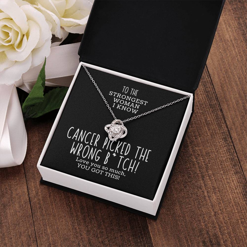 Cancer Support Necklace - Chemo Support Necklace - Gift for Strength and Encouragement