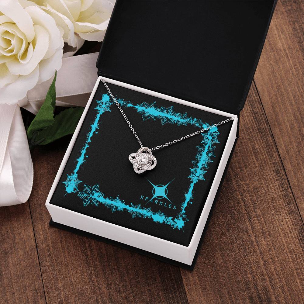 Xparkles Love Knot Necklace