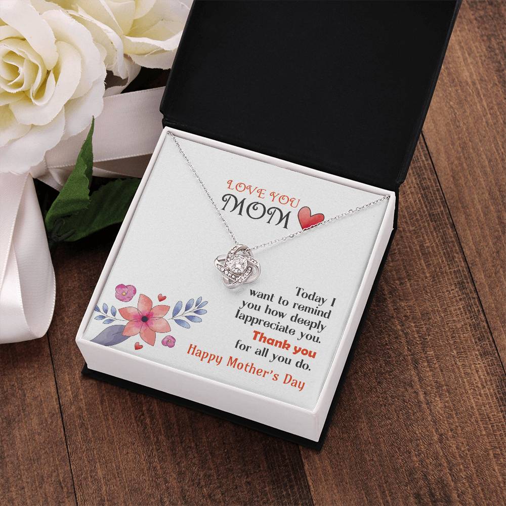 Love You Mom Necklace