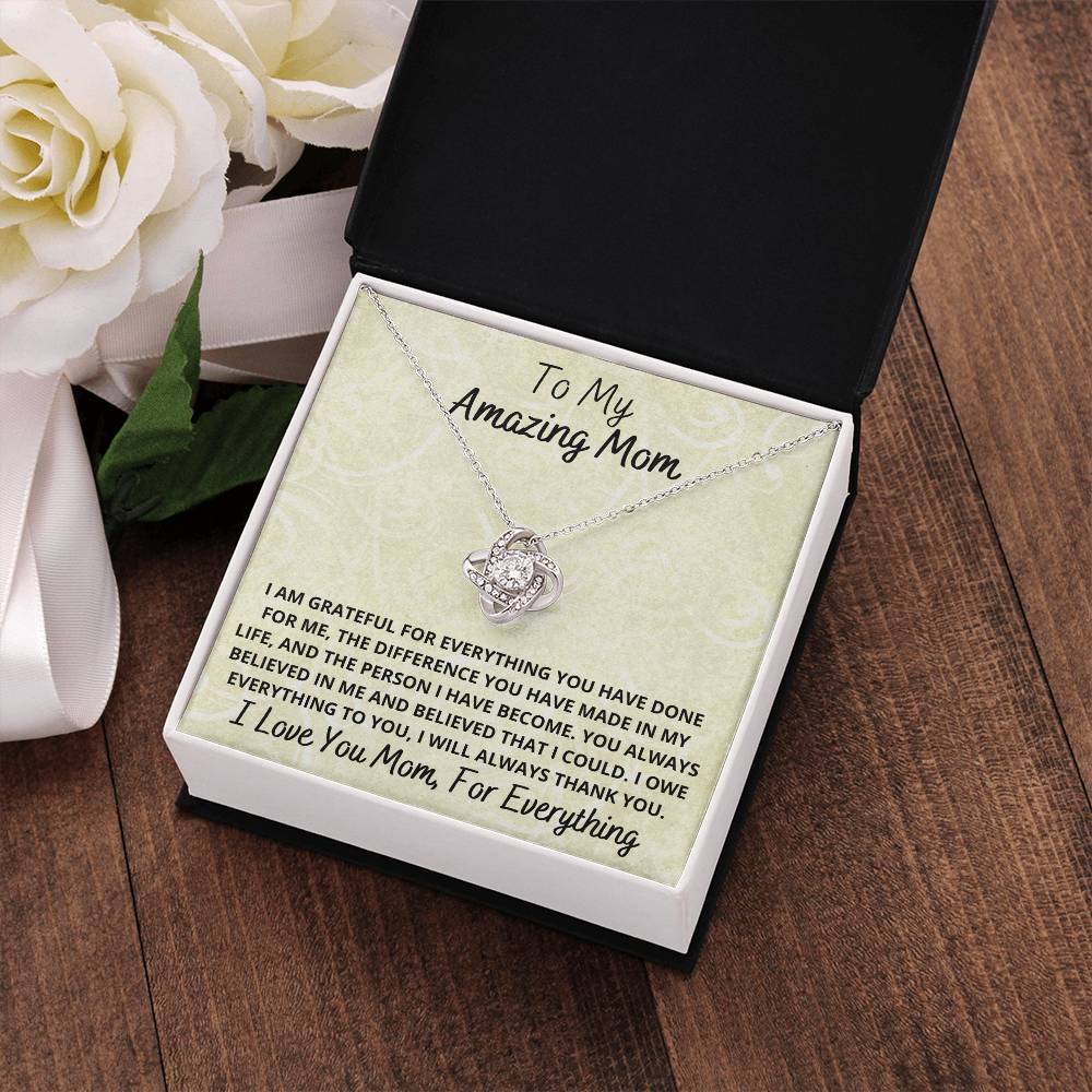 Thank You Mom Necklace