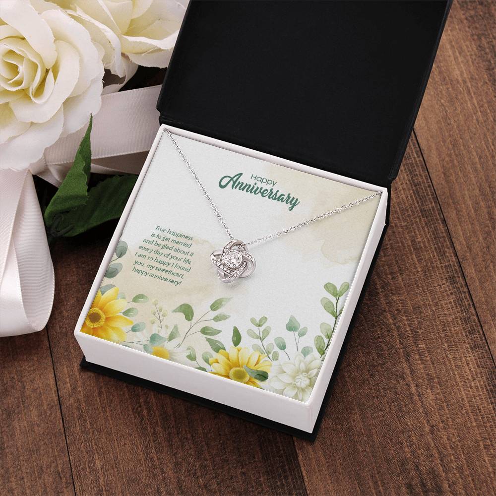 (Anniversary Edition) Happily Married - Love Knot Necklace