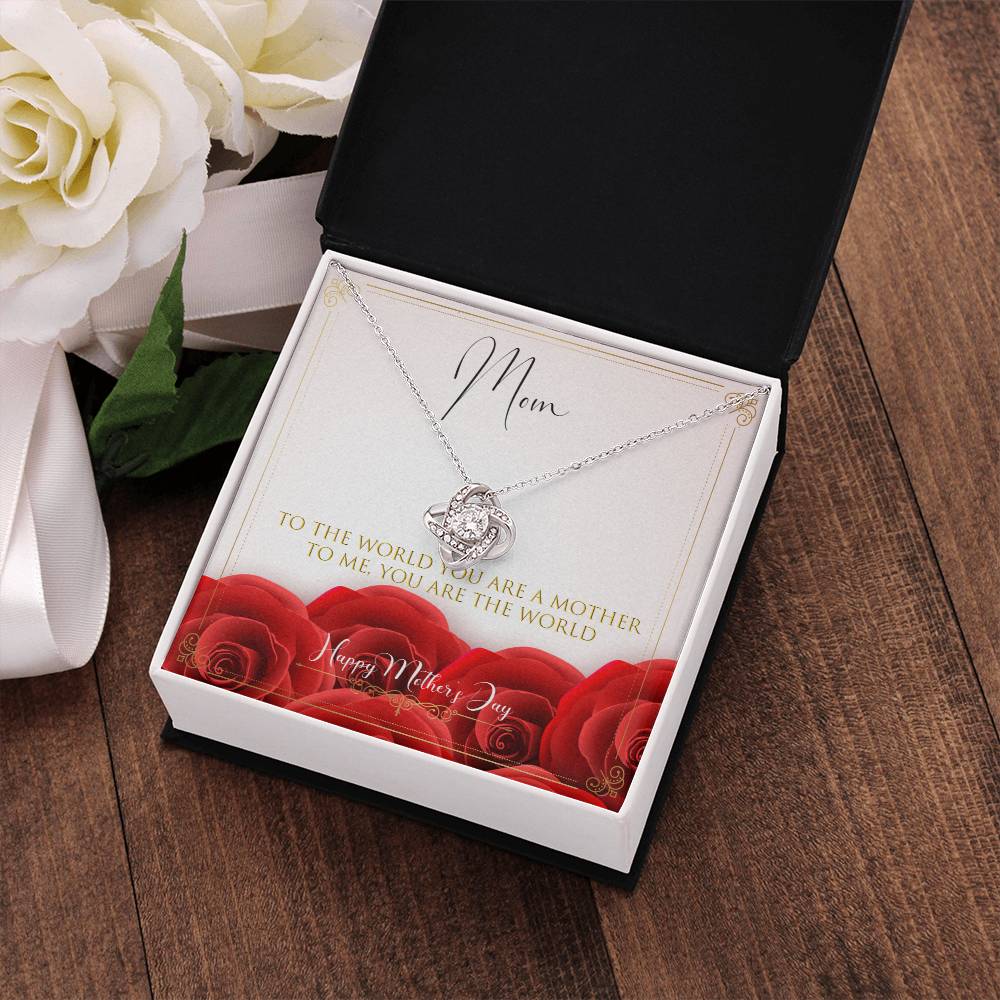 Happy Mother´s Day Love Knot Necklace