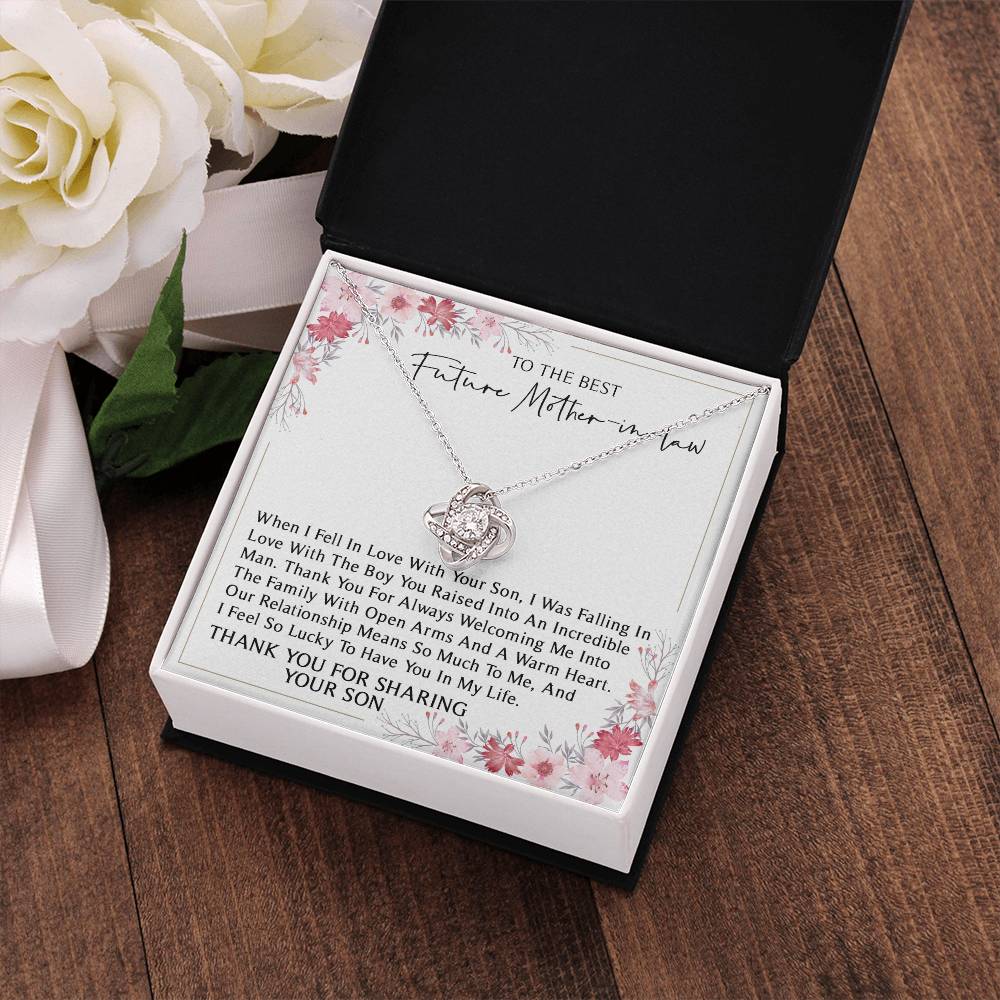 Mother of the Groom Gifts From Bride, Future Mother in Law Necklace, Mother in Law Wedding Gift