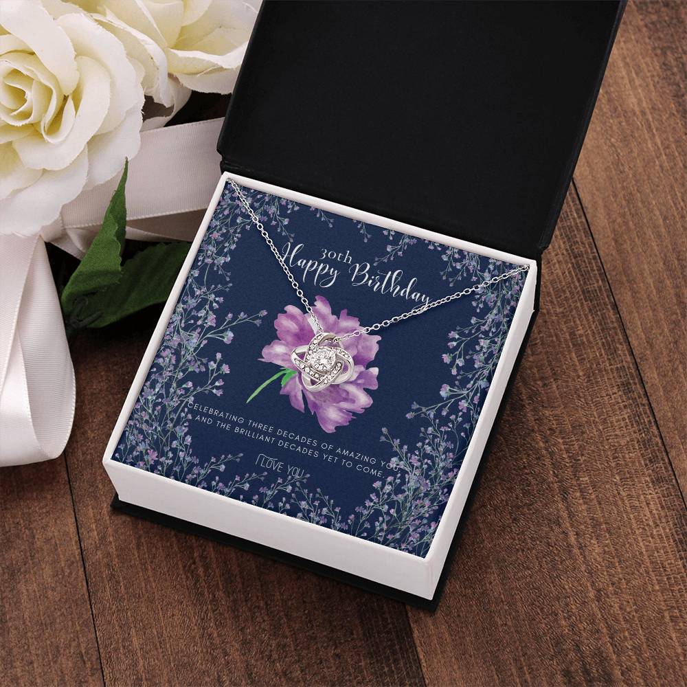 30th Birthday Gifts for Women | Necklace for Her | 3 Decade Jewelry | 30 Years Old | Best Friend Gift | 30th Birthday Gift Necklace | Birthday Gift | Jewelry Gift for Her