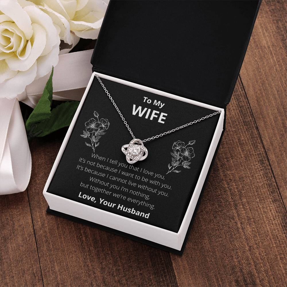 To My Wife: Together We're Everything - Necklace