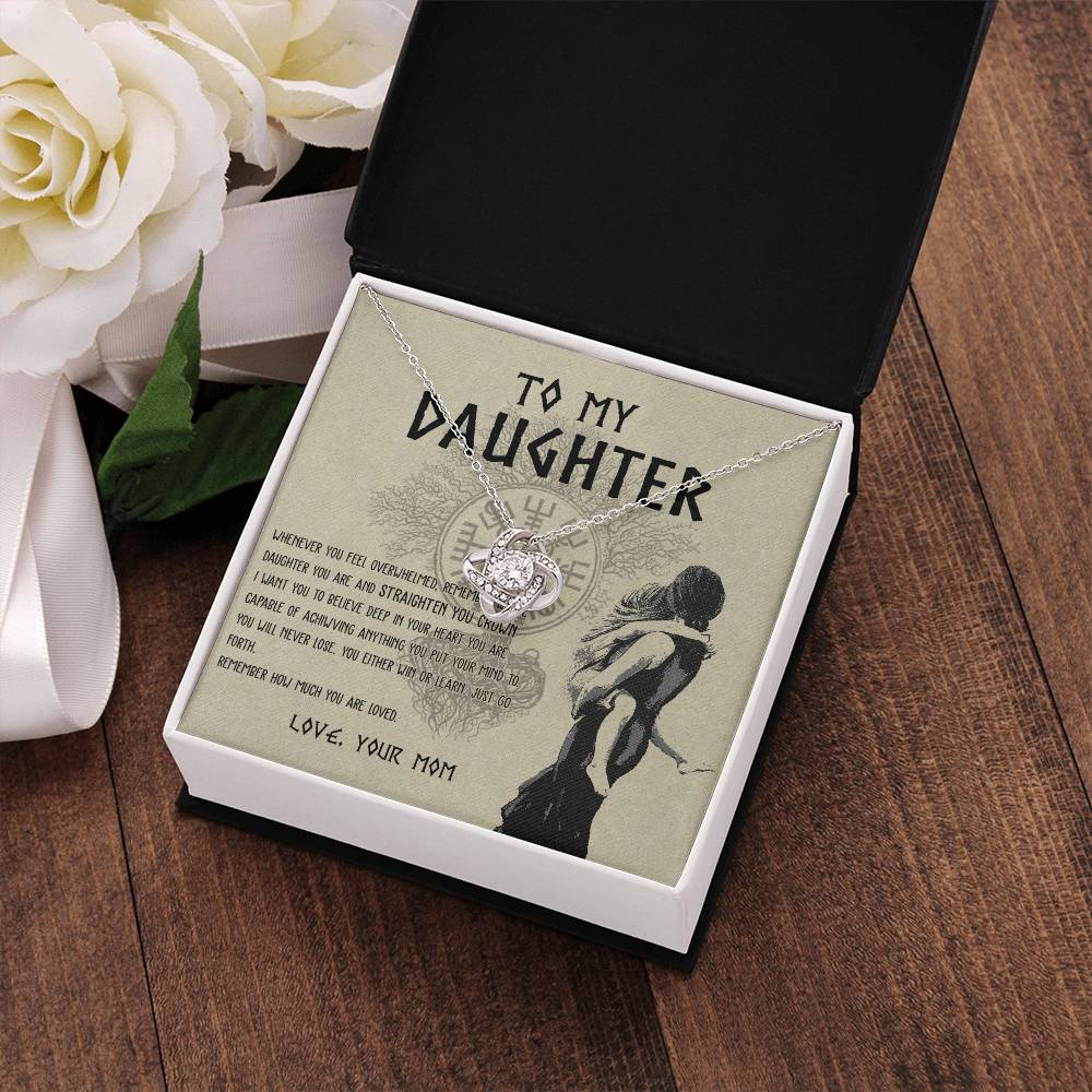 To My Daughter, Viking Daughter, Shieldmaiden Daughter, Viking Necklace for Daughter
