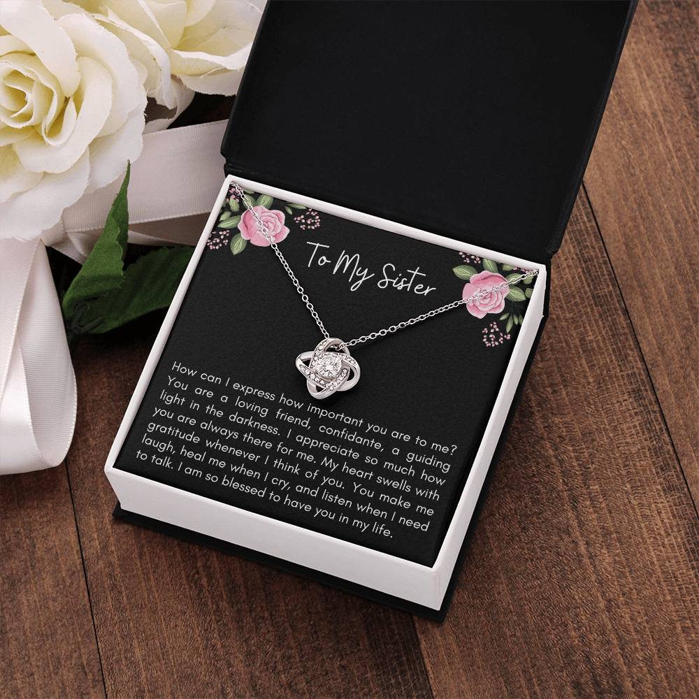 How Can I Express How - Love Knot Necklace