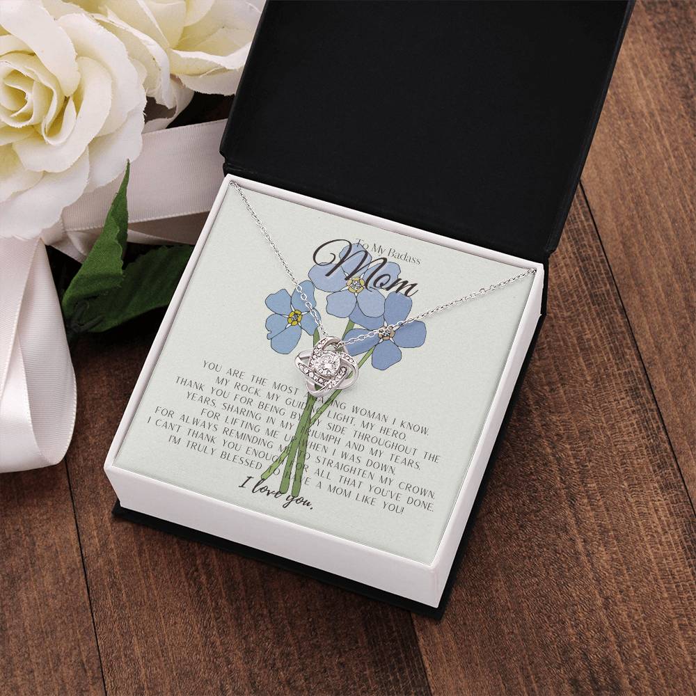 To My Badass Mom Necklace | Badass Mom Gift | Mother’s Day Gift | Birthday Gift | Gift From Daughter | Gift From Son | Birthday Gift for Mom | Birthday Necklace for Mom