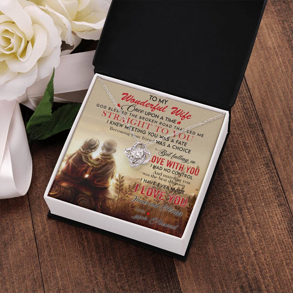 To My Wonderful Wife - Falling in Love With You I Had No Control - Heartandshop Wife