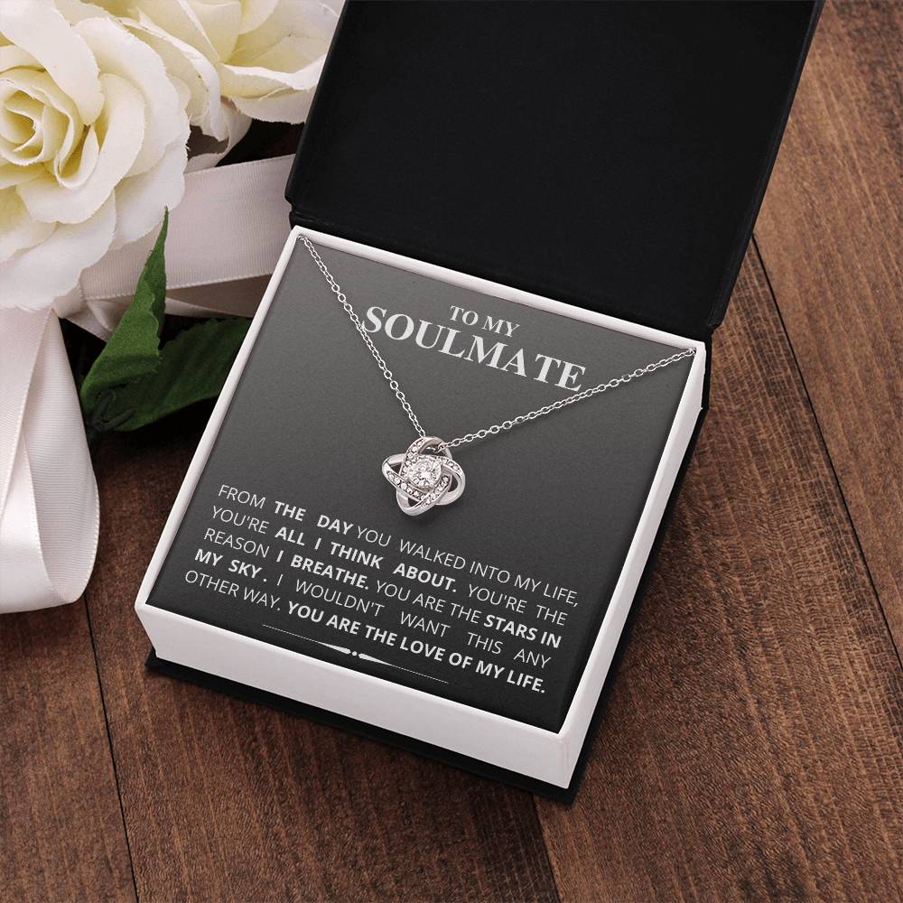 To My Soulmate - Love Knot Necklace (New Arrival)