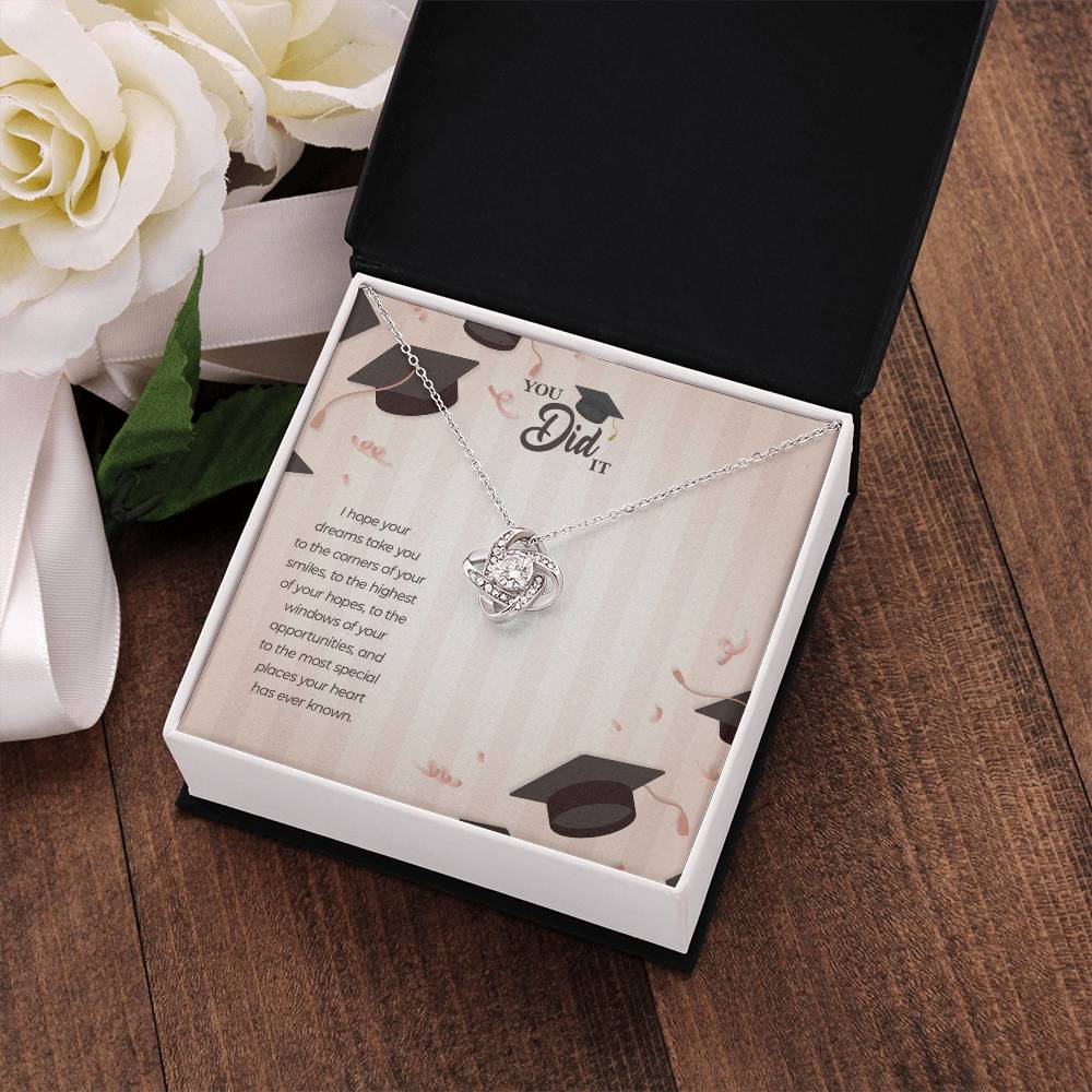 Taking You to Your Dreams - Love Knot Necklace