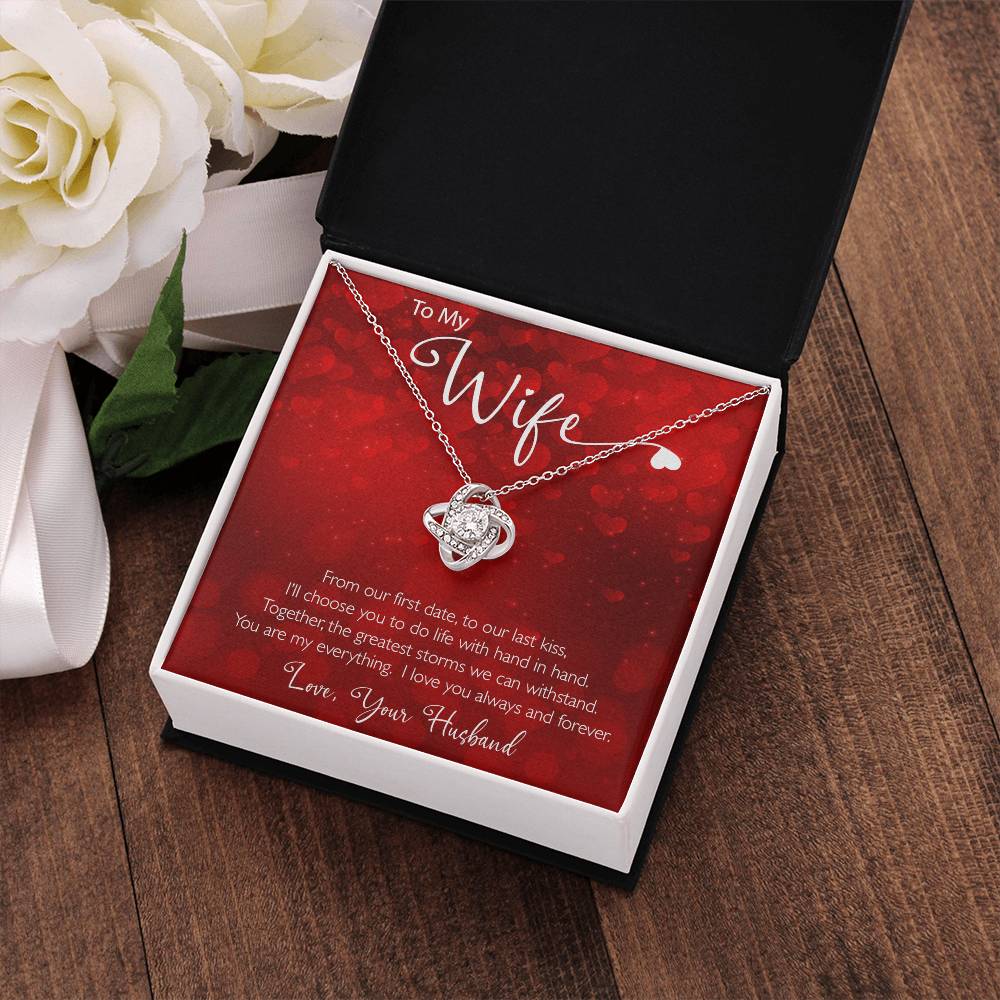 Valentines Day - Love Knot Necklace