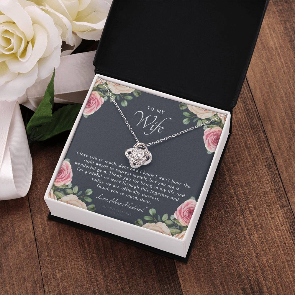 Postpartum Gift for Wife, Gift for Wife Post Pregnancy, Becoming a Mother Gift, Gift for Wife Birth, Wife After Pregnancy Necklace, Wife Becoming a Mom