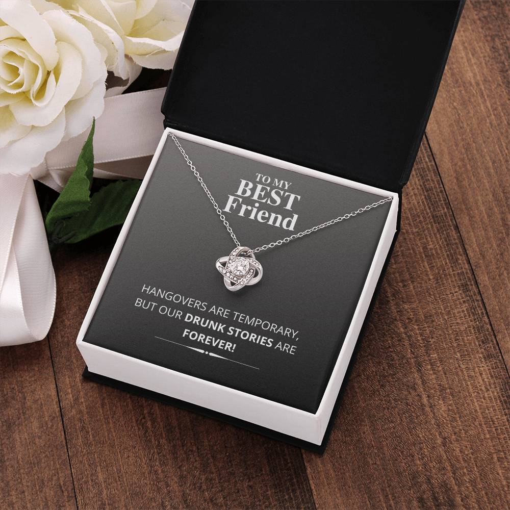 To My Best Friend - Love Knot Necklace (New Arrival)