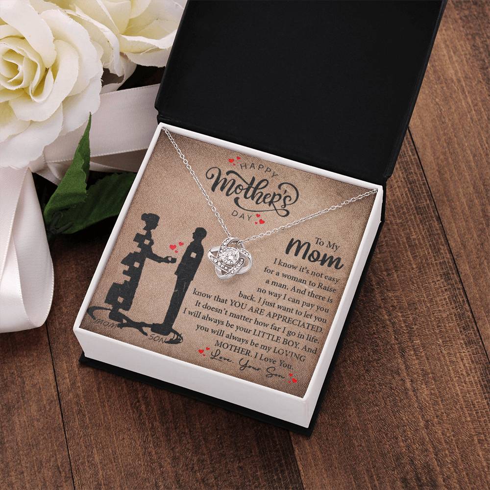 My Loving Mother | Love Knot Necklace Mother's Day Gift