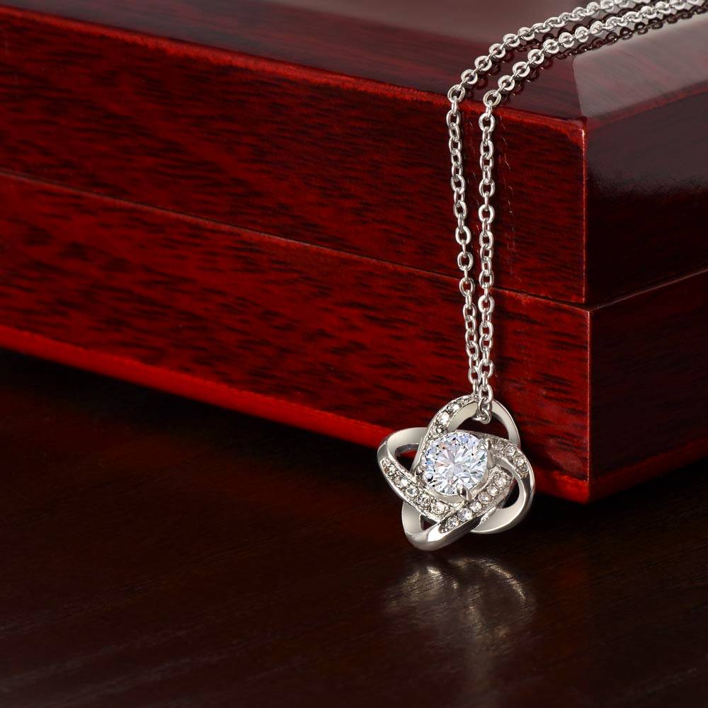 My Daughter Love Knot Necklace
