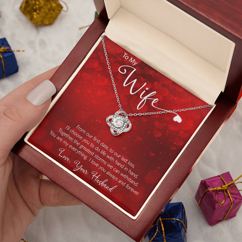 Valentines Day - Love Knot Necklace