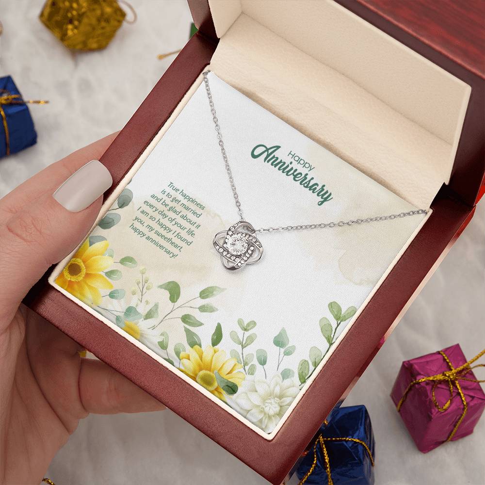 (Anniversary Edition) Happily Married - Love Knot Necklace