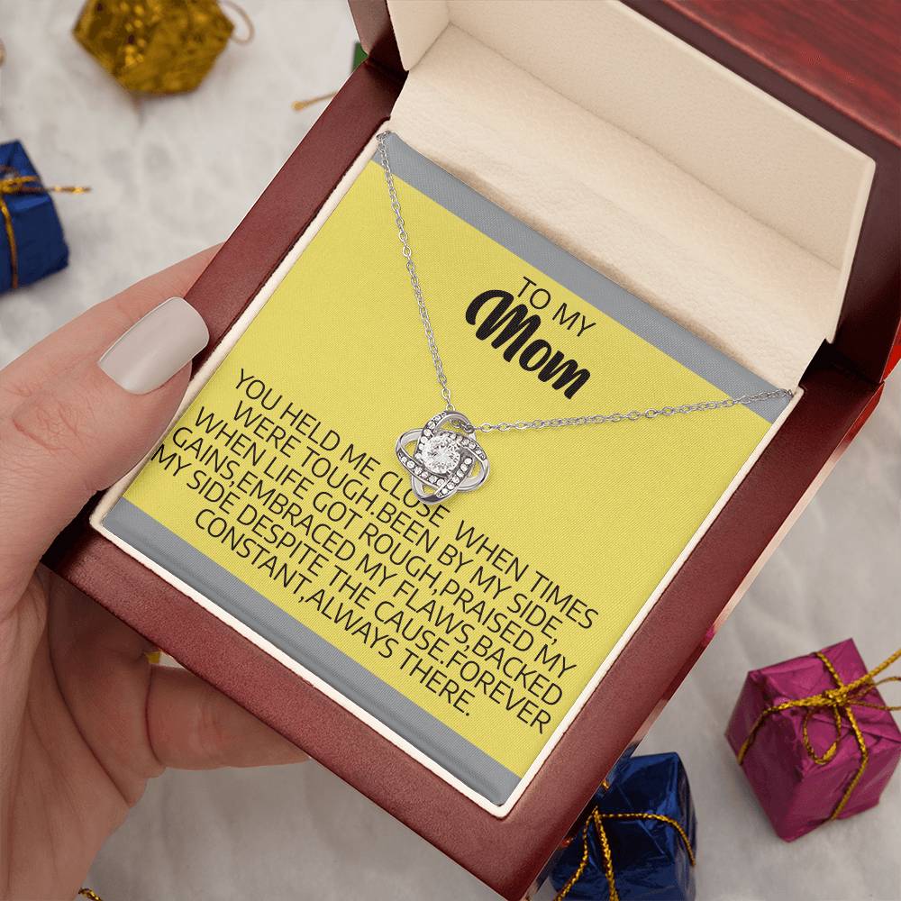 (Almost Gone) Held Me Close- Mom Necklace