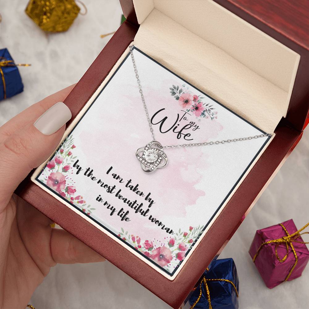 To My Wife Necklace - Anniversary Gift for Wife, Birthday Gift for Wife, Gift for Wife, Necklace for Wife, Gift for Wife Birthday