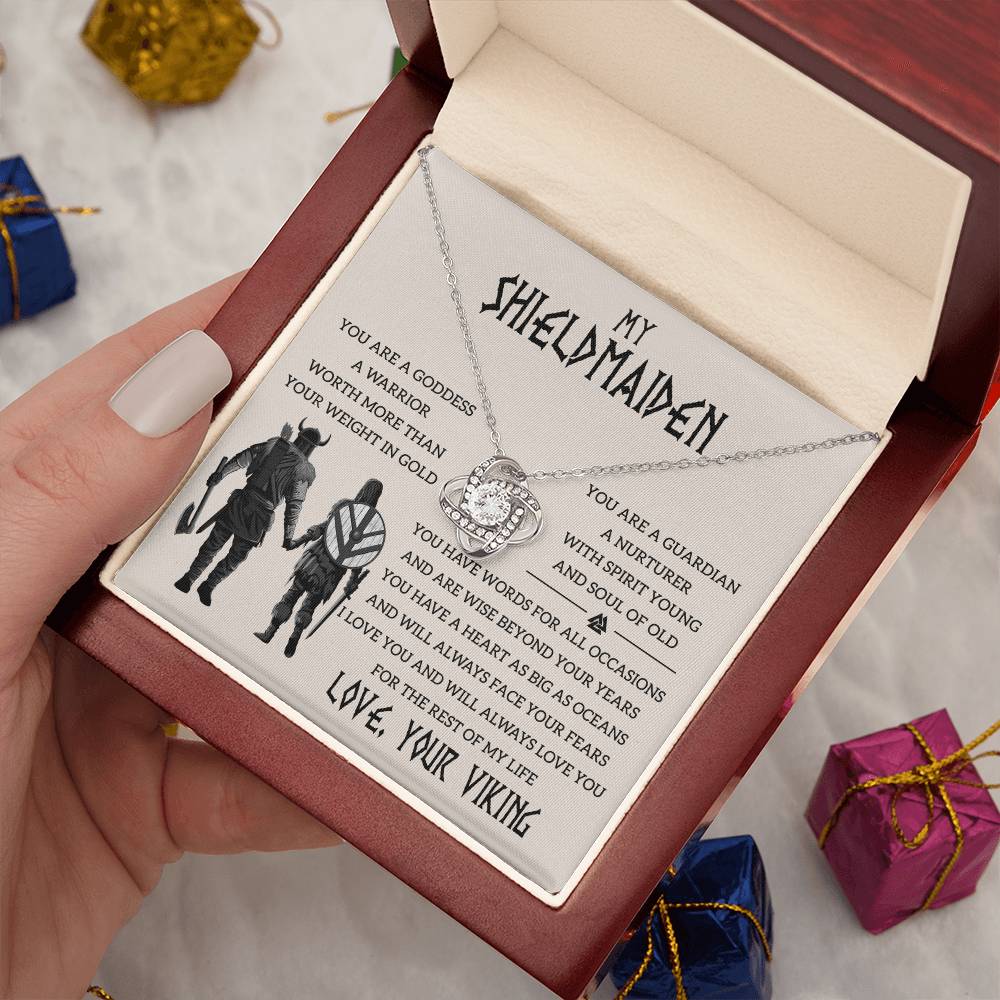 Shieldmaiden Love Knot Necklace From Beloved Viking