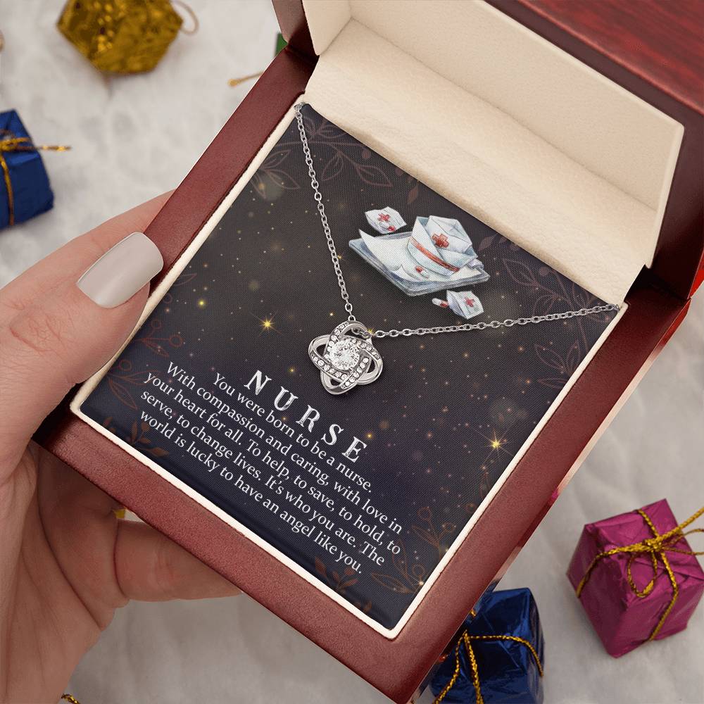 Nurse Crystal Pendant Necklace
