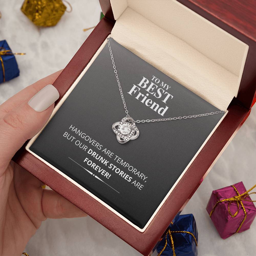 To My Best Friend - Love Knot Necklace (New Arrival)