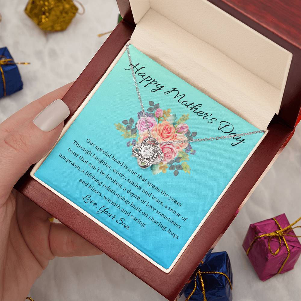 Happy Mother's Day - Love Knot Necklace - Love, Your Son