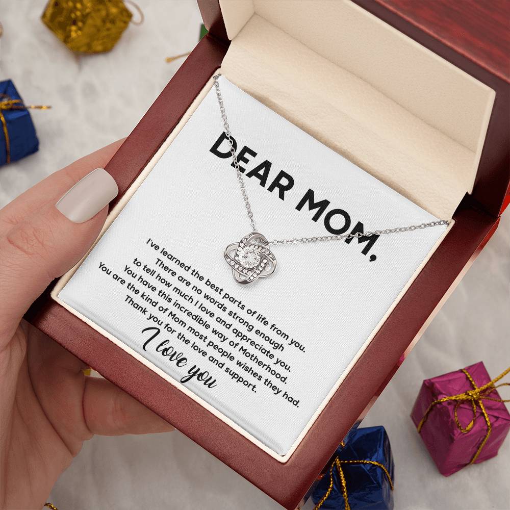 Dear Mom - Love Knot Necklace - So141