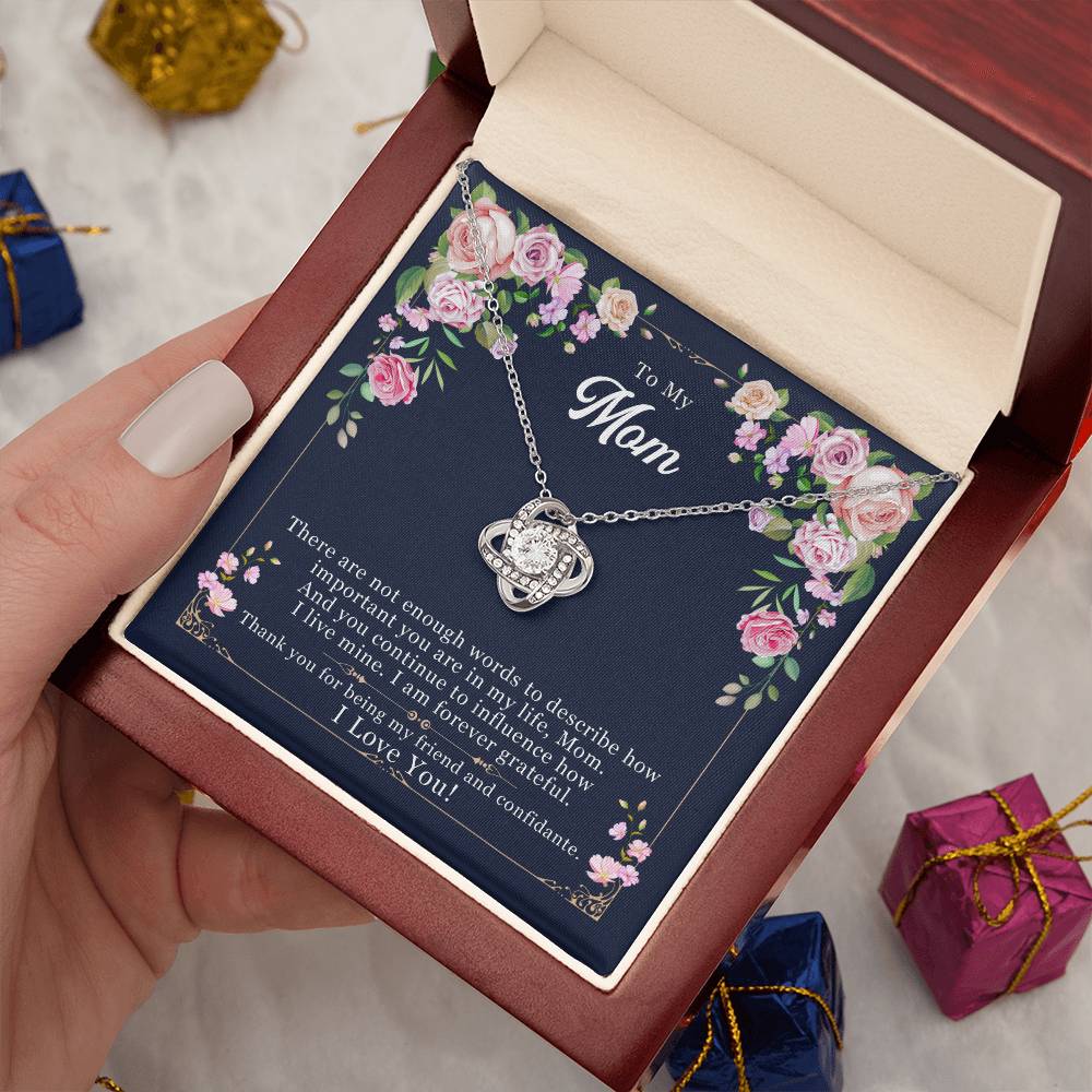 To My Mom Necklace, Gift for Mother, Mother's Day Gift Idea, Mom Gift From Daughter, Mom Gift From Son