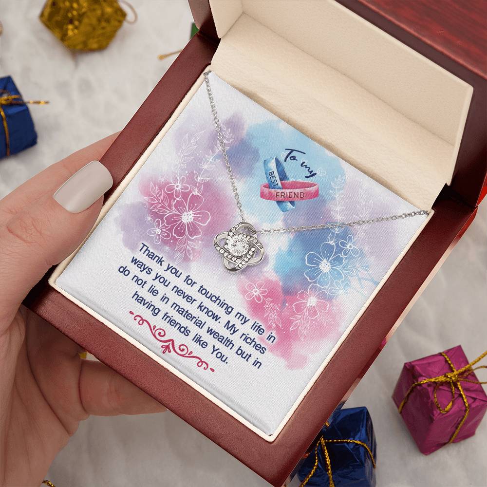 Friendship Knot Necklace - the Perfect Gift for Best Friend
