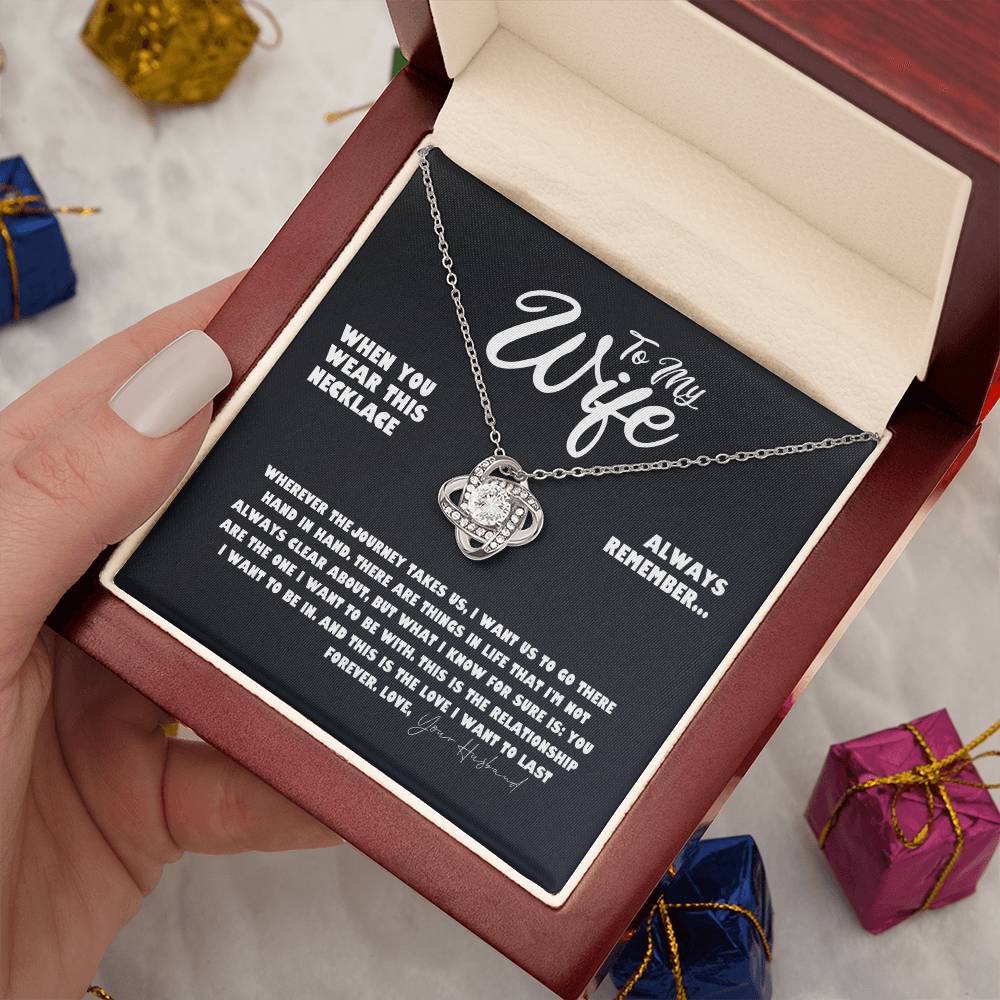 To My Wife - Your Last Everything - Forever Love Necklace - From Your Husband