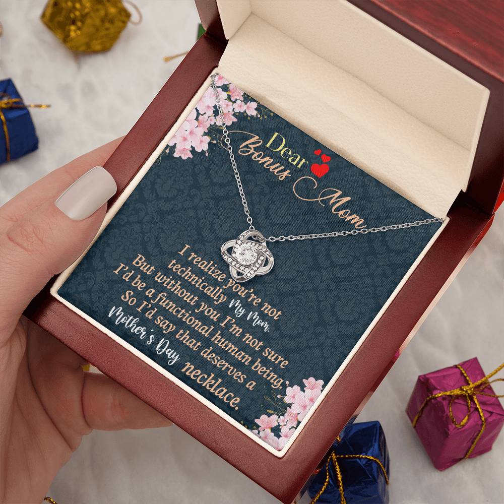 Bonus Mom - Mother's Day Necklace