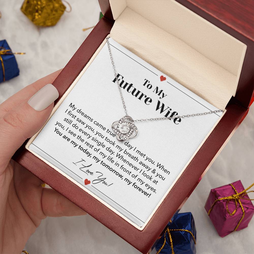 Future Wife Love Knot Necklace
