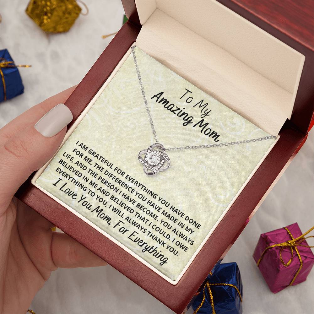 Thank You Mom Necklace