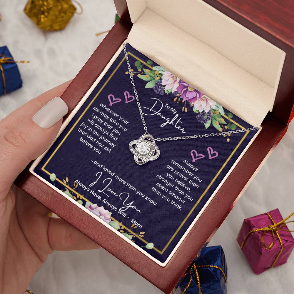 To My Daughter - You Are Loved - Necklace