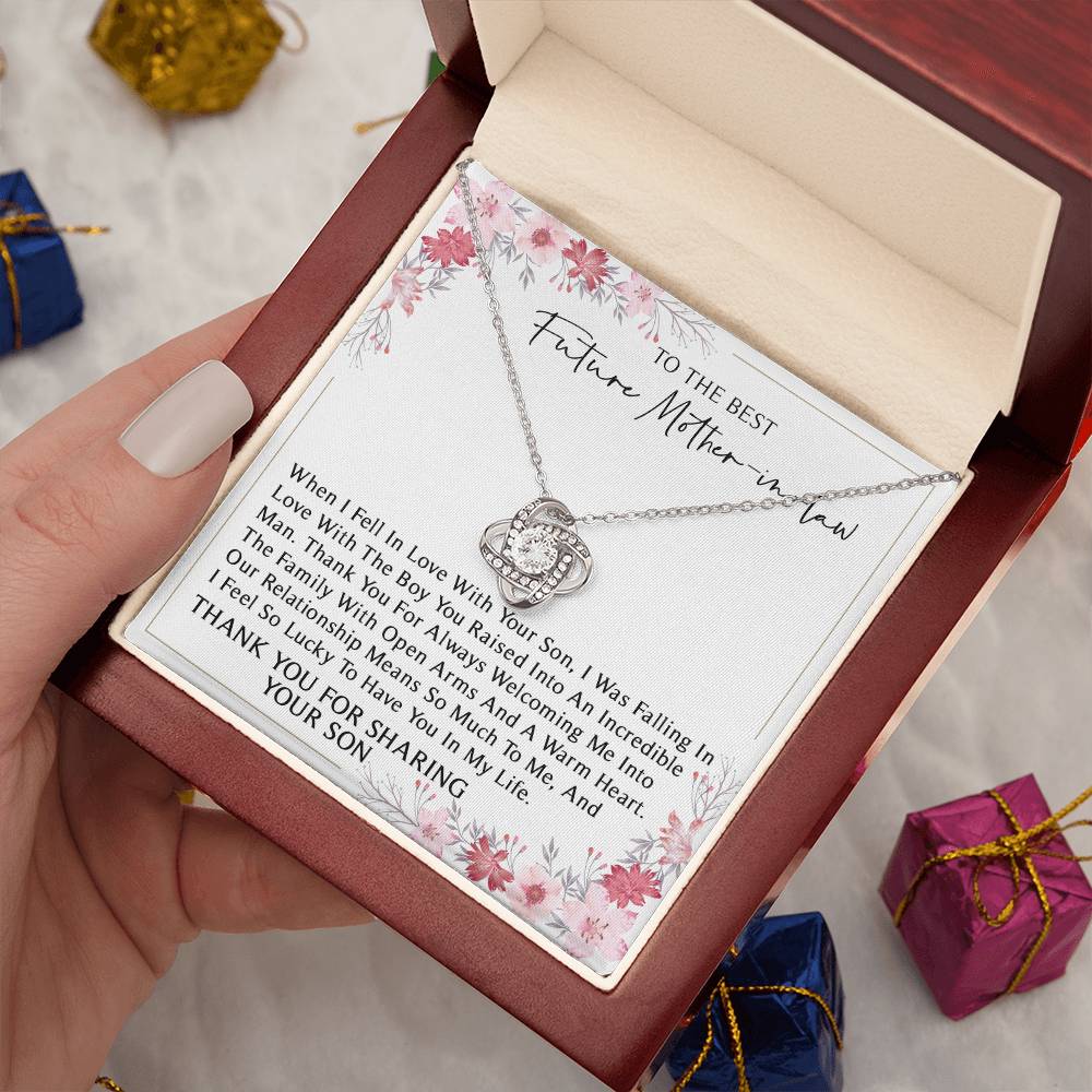 Mother of the Groom Gifts From Bride, Future Mother in Law Necklace, Mother in Law Wedding Gift