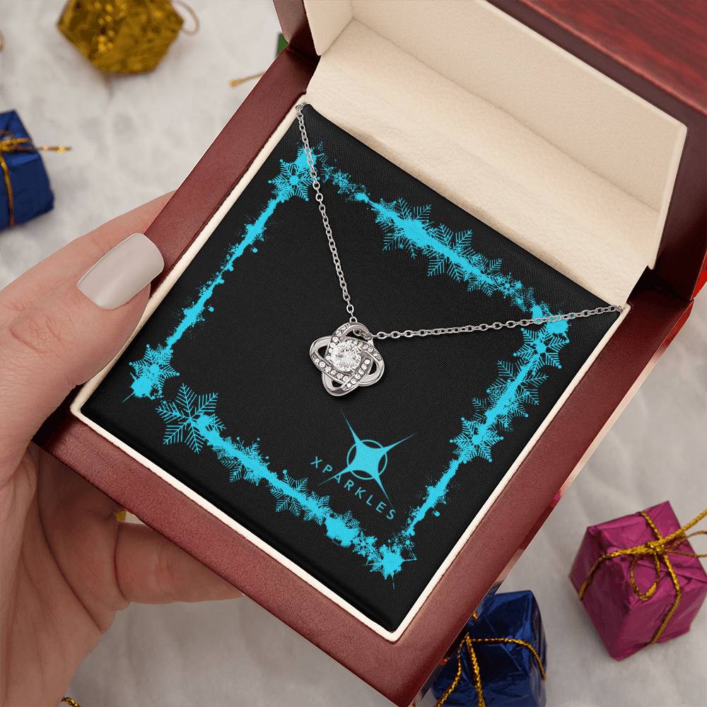 Xparkles Love Knot Necklace