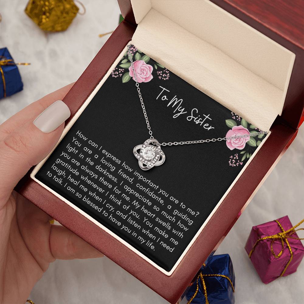 How Can I Express How - Love Knot Necklace