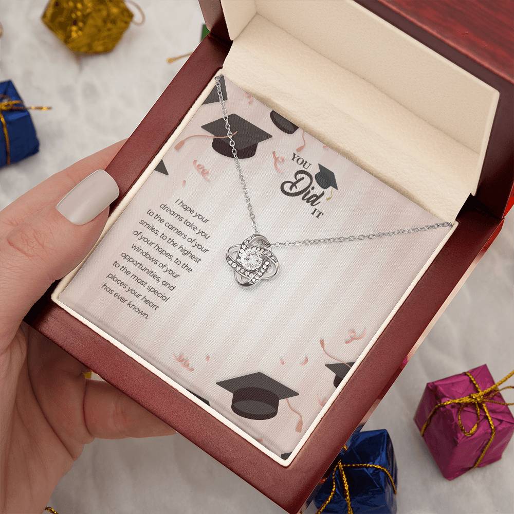 Taking You to Your Dreams - Love Knot Necklace