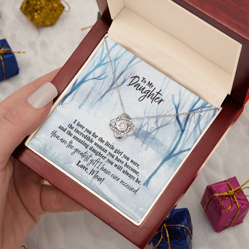 Greatest Gift Necklace for Daughter
