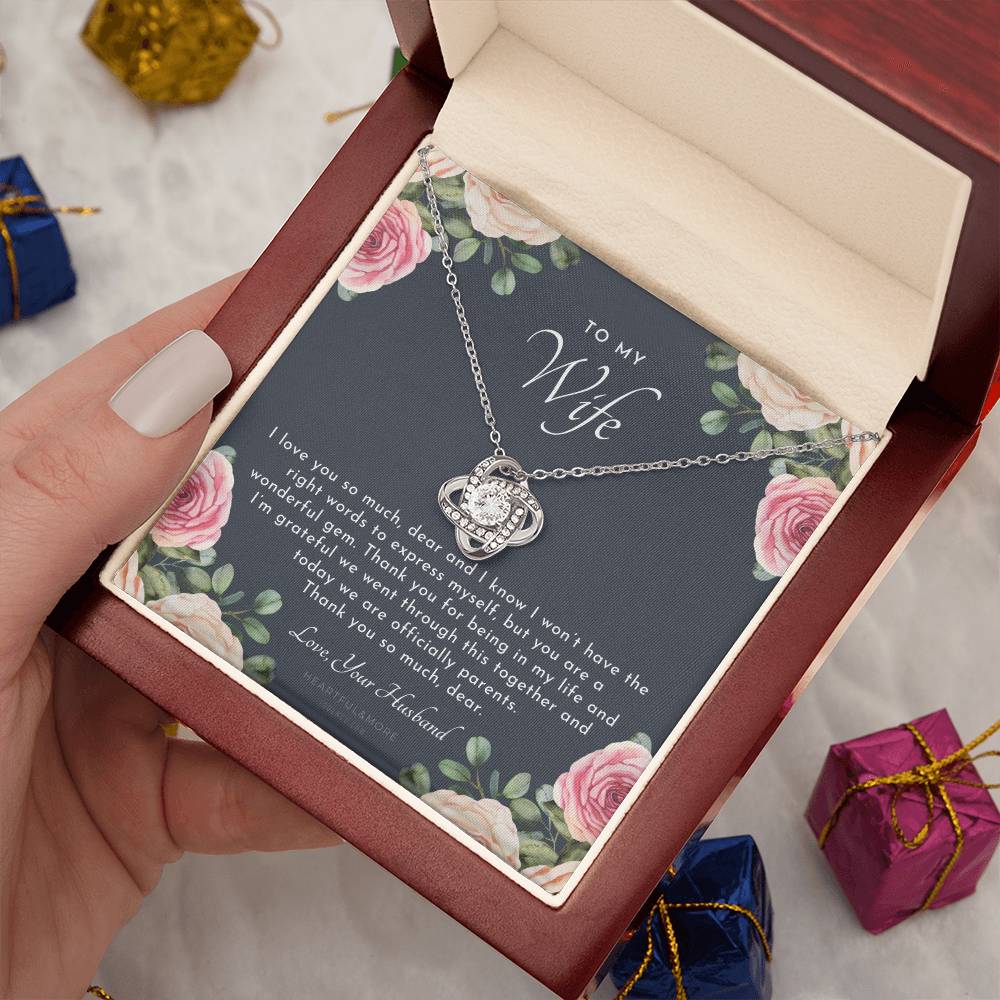 Postpartum Gift for Wife, Gift for Wife Post Pregnancy, Becoming a Mother Gift, Gift for Wife Birth, Wife After Pregnancy Necklace, Wife Becoming a Mom