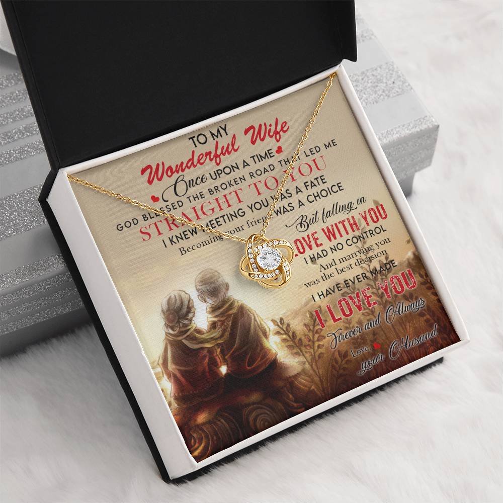 To My Wonderful Wife - Falling in Love With You I Had No Control - Heartandshop Wife