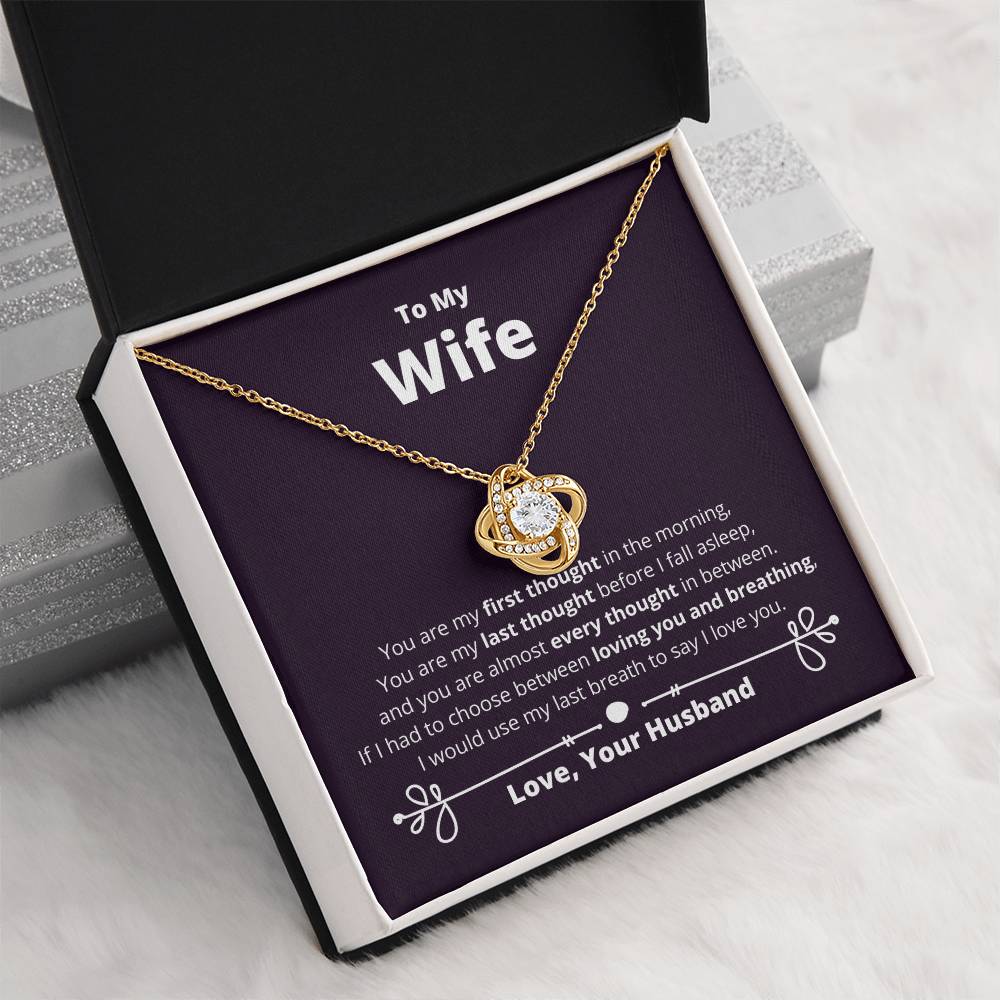 Almost Every Thought Necklace