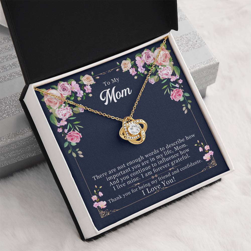 To My Mom Necklace, Gift for Mother, Mother's Day Gift Idea, Mom Gift From Daughter, Mom Gift From Son