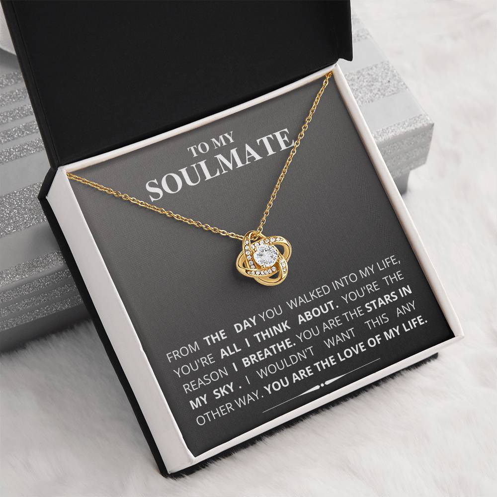 To My Soulmate - Love Knot Necklace (New Arrival)